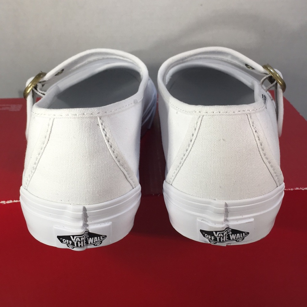 NWOT Vans Mary Jane Sport Pumps in White Women’s 9 - Picture 4 of 9